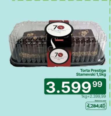 Torta prestige Stamevski 1,5kg