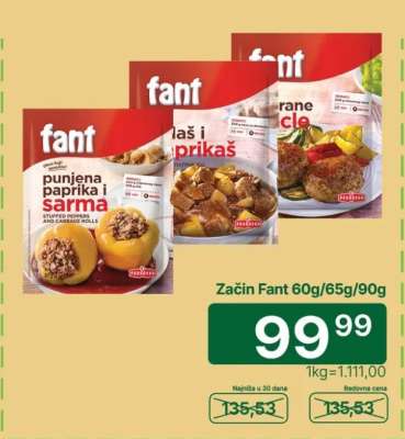 Začin Fant 60g/65g/90g