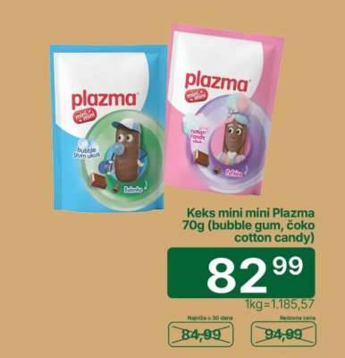 Keks mini mini Plazma 70g