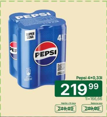Pepsi 4×0,33l