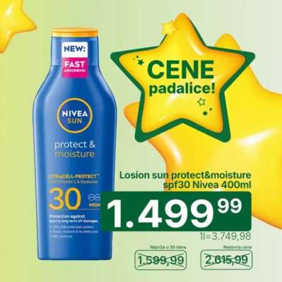 Losion sun protect&moisture spf30 Nivea 400ml