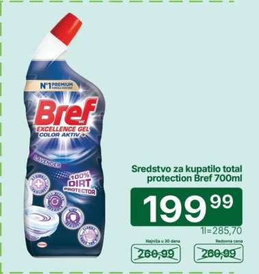 Sredstvo za kupatilo total protection Bref 700ml