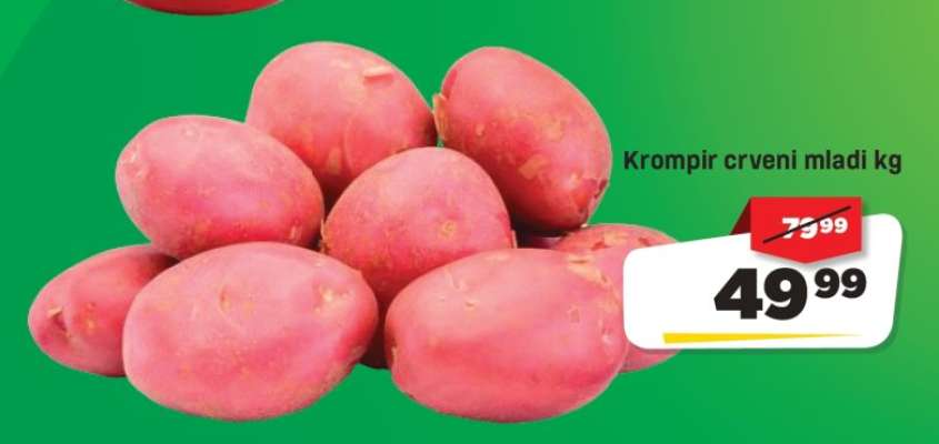 Krompir crveni mladi kg