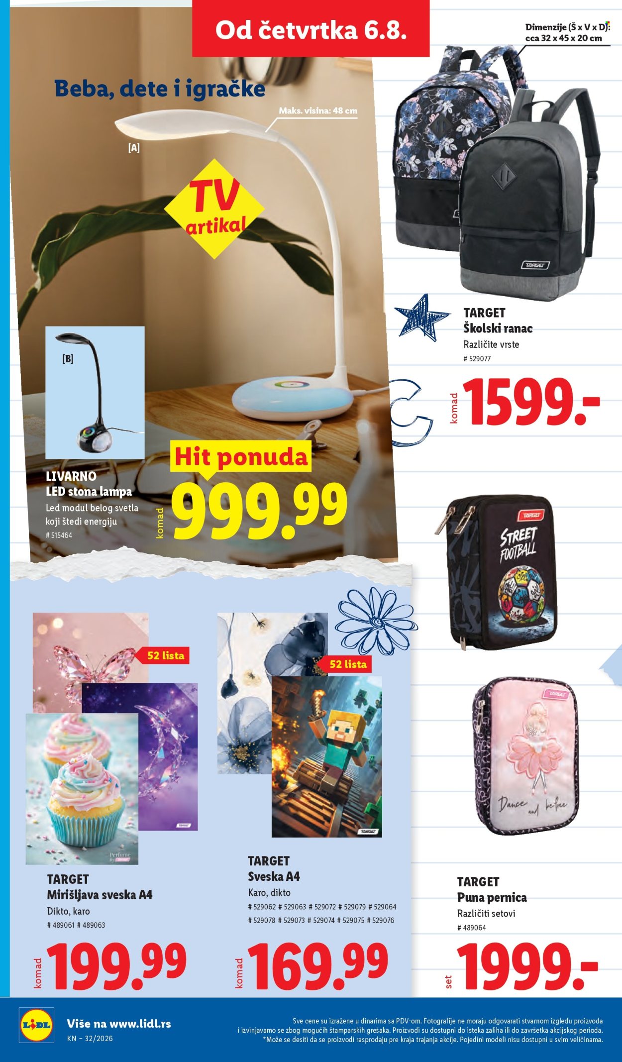 Lidl katalog - 06.08.2026 - 12.08.2026. Stranica 70
