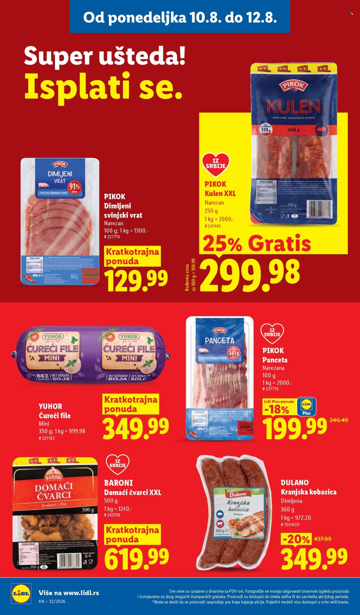 Lidl katalog - 06.08.2026 - 12.08.2026. Stranica 94