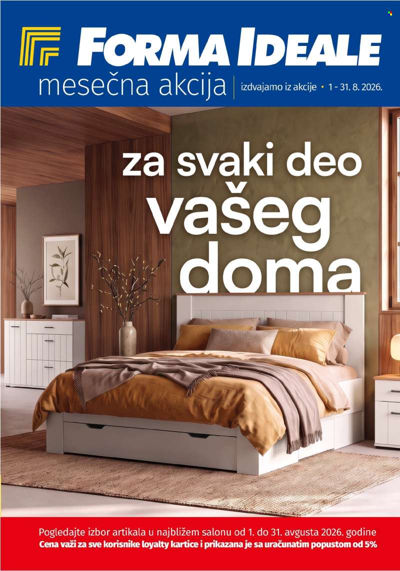 Forma Ideale katalog - 01.08.2026 - 31.08.2026.