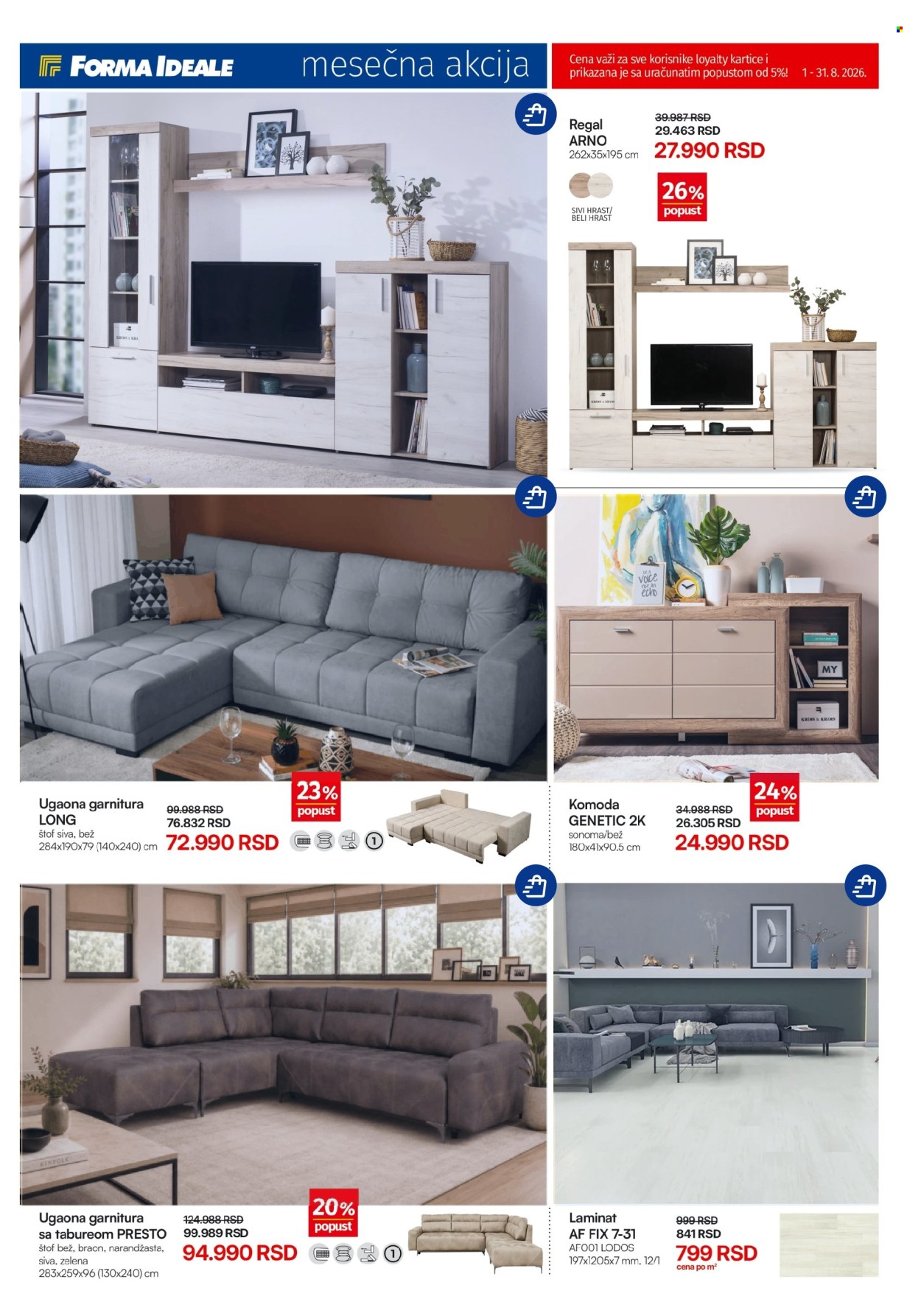 Forma Ideale katalog - 01.08.2026 - 31.08.2026. Stranica 5
