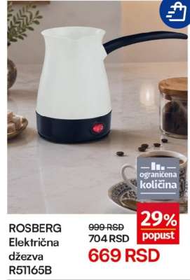 ROSBERG Električna džezva R51165B