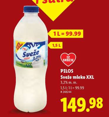 Pilos Sveže mleko XXL