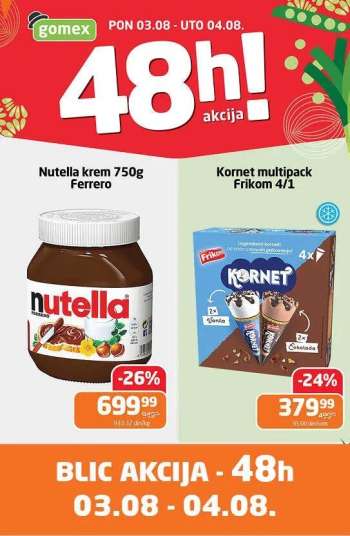 Gomex katalog - 03.08.2026 - 04.08.2026.