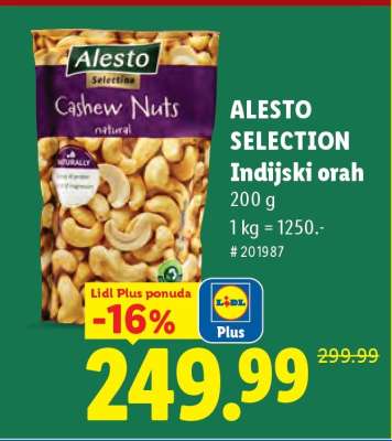 ALESTO SELECTION Indijski orah