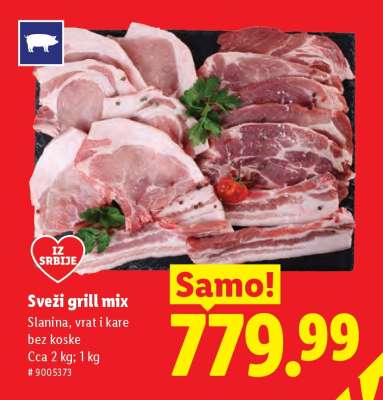 Sveži grill mix