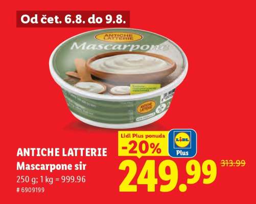 Antiche Latterie Mascarpone sir