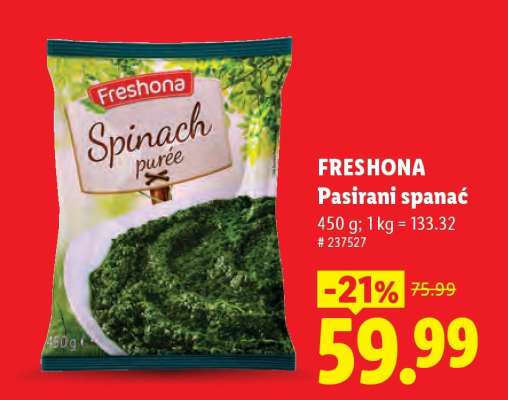 Freshona Pasirani spanać