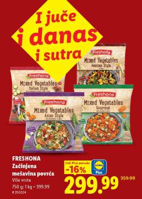 Freshona Začinjena mešavina povrća
