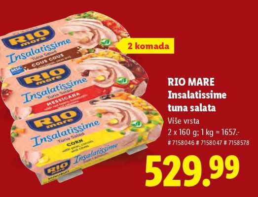 Rio Mare Insalatissime tuna salata