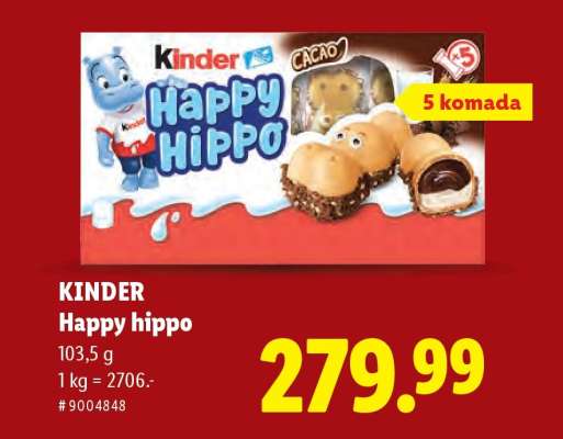Kinder Happy Hippo