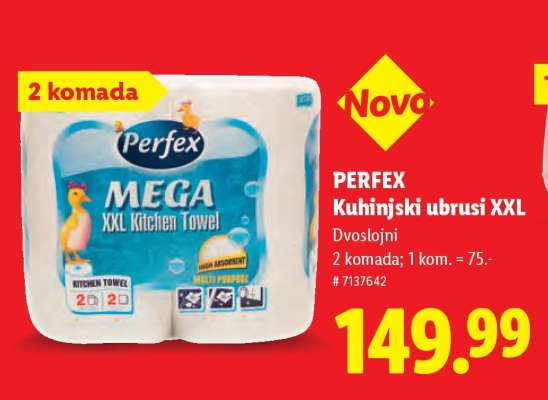 PERFEX Kuhinjski ubrusi XXL