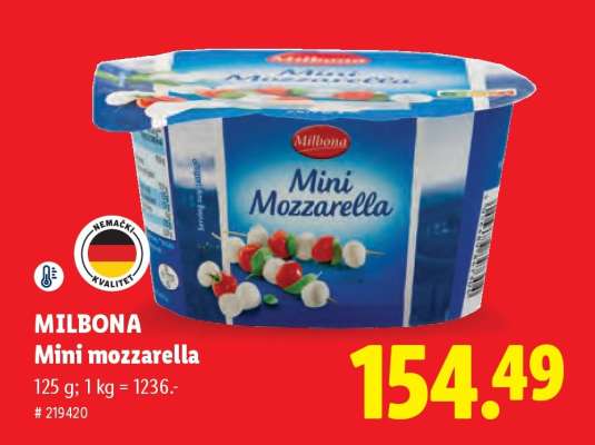 Milbona Mini Mozzarella