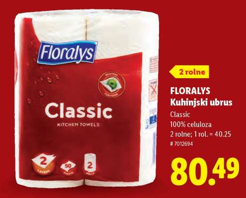 Floralys Kuhinjski ubrus