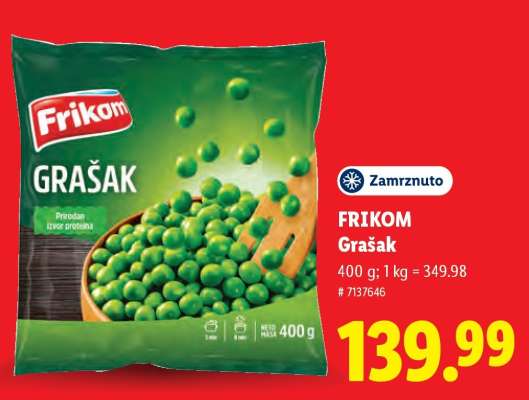 Frikom grašak