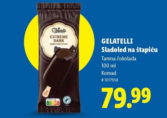 Gelatelli Sladoled na štapiću
