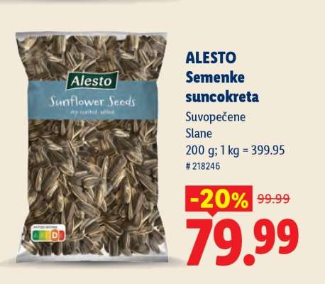 Alesto Semenke suncokreta