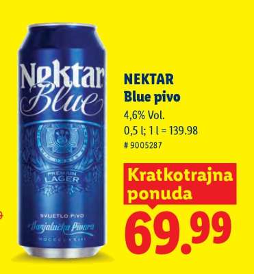 NEKTAR Blue pivo