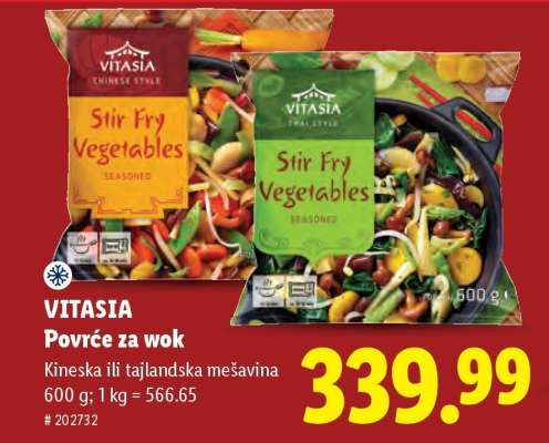 Vitasia Povrće za wok