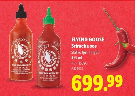 Flying Goose Sriracha sos