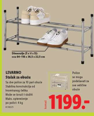 LIVARNO Stalak za obuću