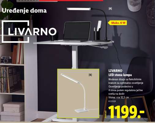 Livarno LED stona lampa