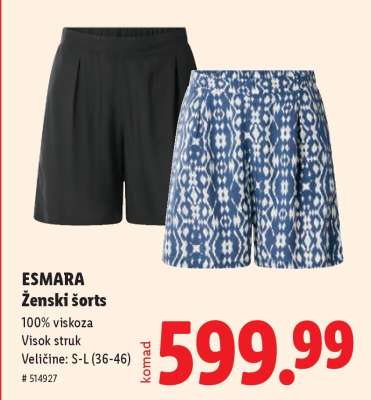 esmara Ženski šorts