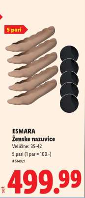 ESMARA Ženske nazuvice