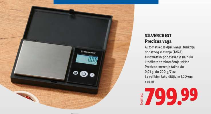 SILVERCREST Precizna vaga