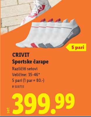 CRIVIT Sportske čarape