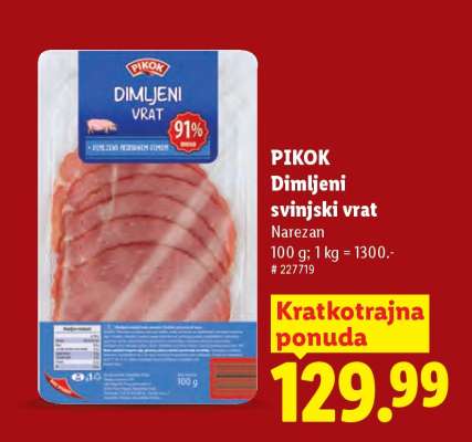 Pikok Dimljeni svinjski vrat