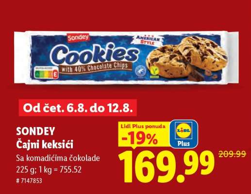 Sondey Čajni keksići