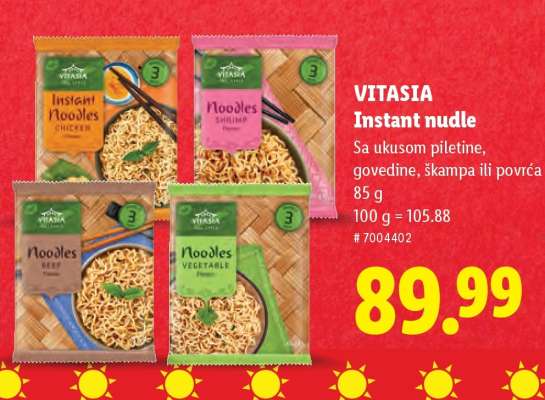 Vitasia Instant nudle