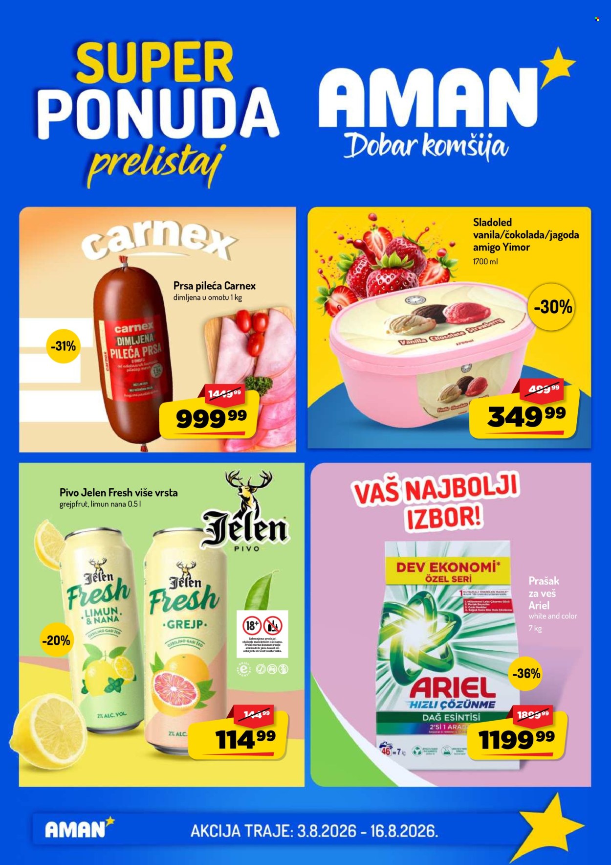 Aman katalog - 03.08.2026 - 16.08.2026. Stranica 1