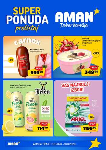 Aman katalog - 03.08.2026 - 16.08.2026.