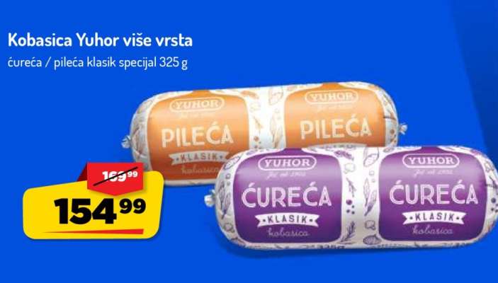 Kobasica Yuhor više vrsta