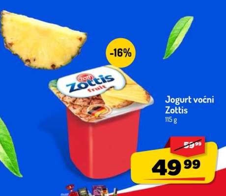 Jogurt ovocný Zottis