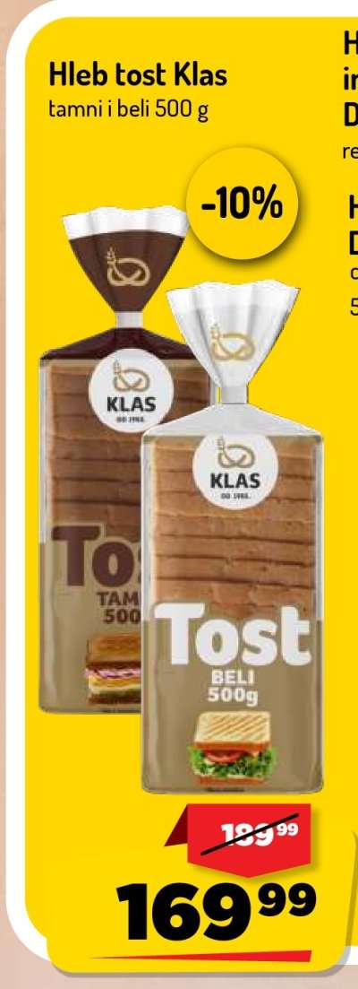 Hleb tost Klas