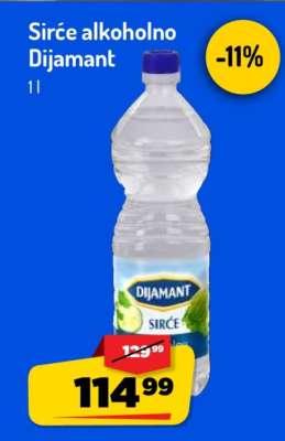 SIRĆE alkoholno Dijamant
