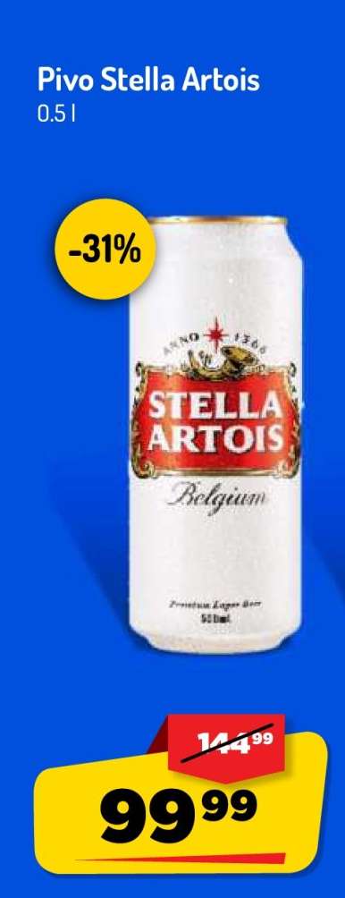 Pivo Stella Artois