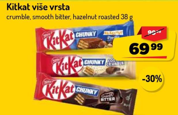 Kitkat više vrsta
