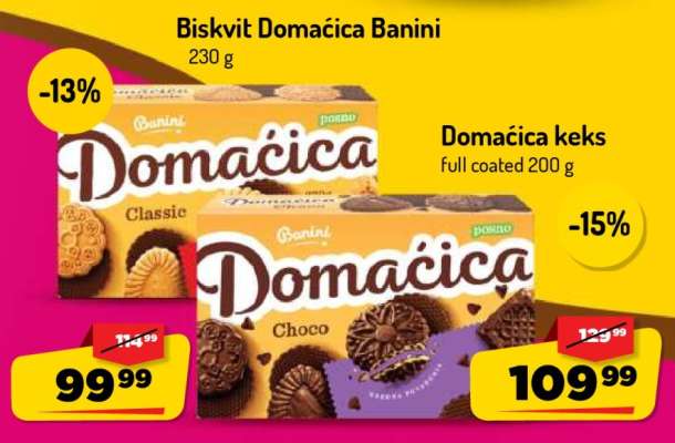 Biskvit Domaćica Banini