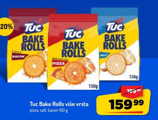 Tuc Bake Rolls više vrsta