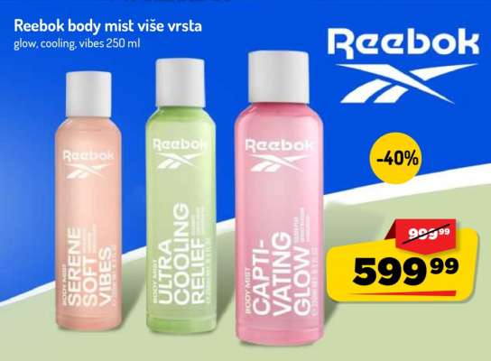 Reebok body mist više vrsta